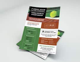 Nambari 13 ya Design Announcement and Registration Flyer for Tennis Tournament na griseldasarry