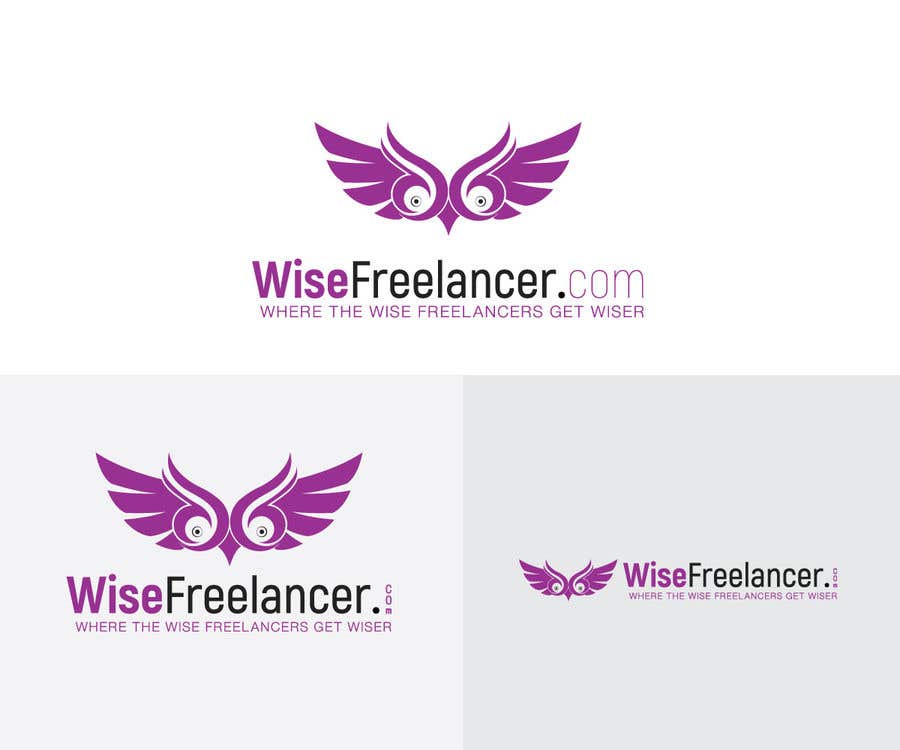 Contest Entry #65 for                                                 Logo of a flying owl,, single color icon + website name + motto
                                            