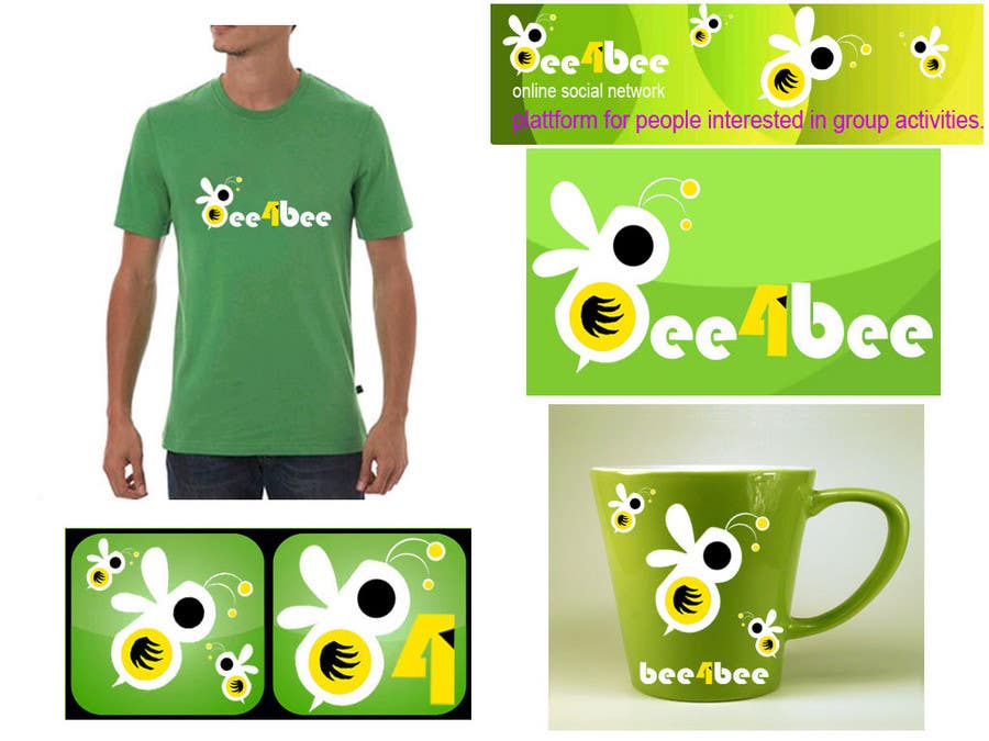 #619. pályamű a(z)                                                  Logo Design for bee4bee
                                             versenyre