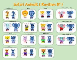 #63 για Illustration of 24 cartoon mascots for edutech game από istykristanto
