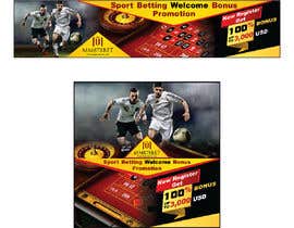 #15 för Banner design for soccer betting , casino and gambling website av sauravarts