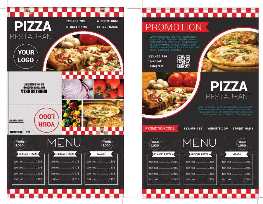 Bài tham dự cuộc thi #26 cho                                                 Design a Pizza Themed Self Mailer
                                            