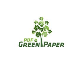 Nro 337 kilpailuun Logo Design for Green PDF Paper käyttäjältä CTLav