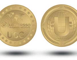 #9 pentru Design for a modern crypto coin the front and back in 3D. de către sujithnlrmail