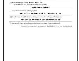 #7 for Create Modern Sales Resume / Cover Letter Templates (Immediate need! by tanyongkeong4