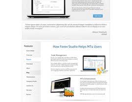 #22 para Website Design for Forex Studio product page por abatastudio