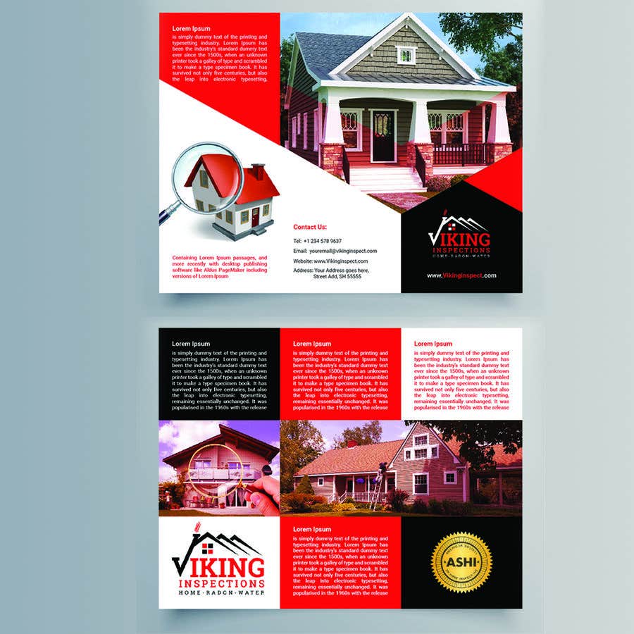 Contest Entry #14 for                                                 Brochure for Home Inspection company
                                            
