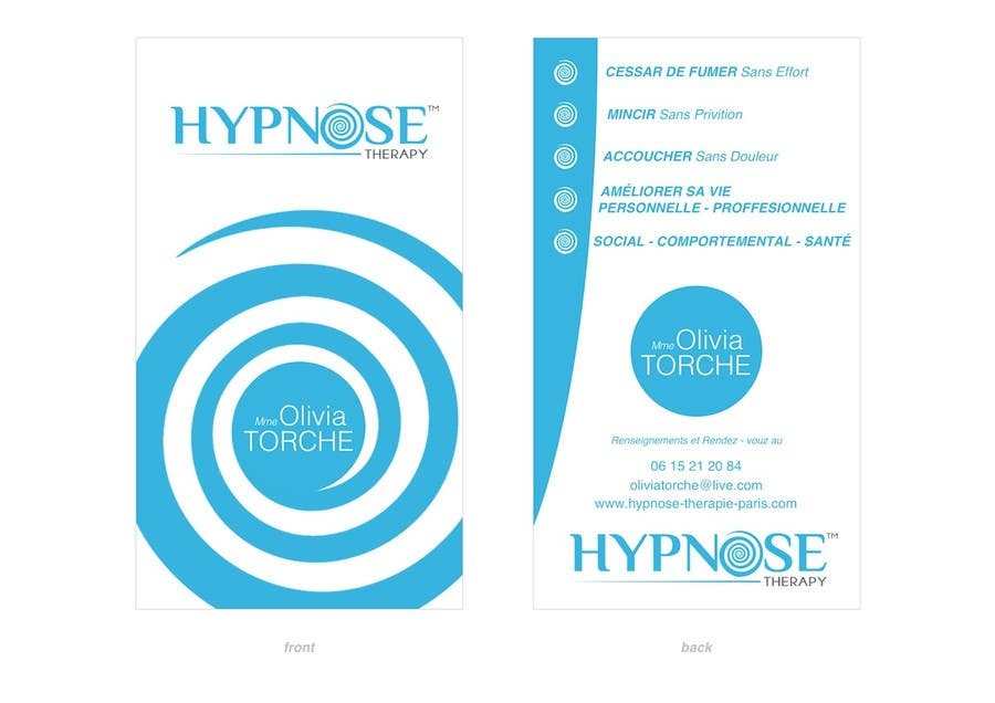 Konkurrenceindlæg #97 for                                                 Business Card Design for HYPNOSIS
                                            