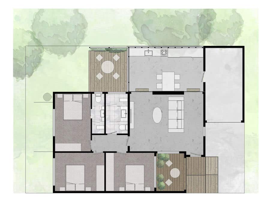 Wasilisho la Shindano #10 la                                                 Architecural design for renovation of unit / villa in Melbourne
                                            