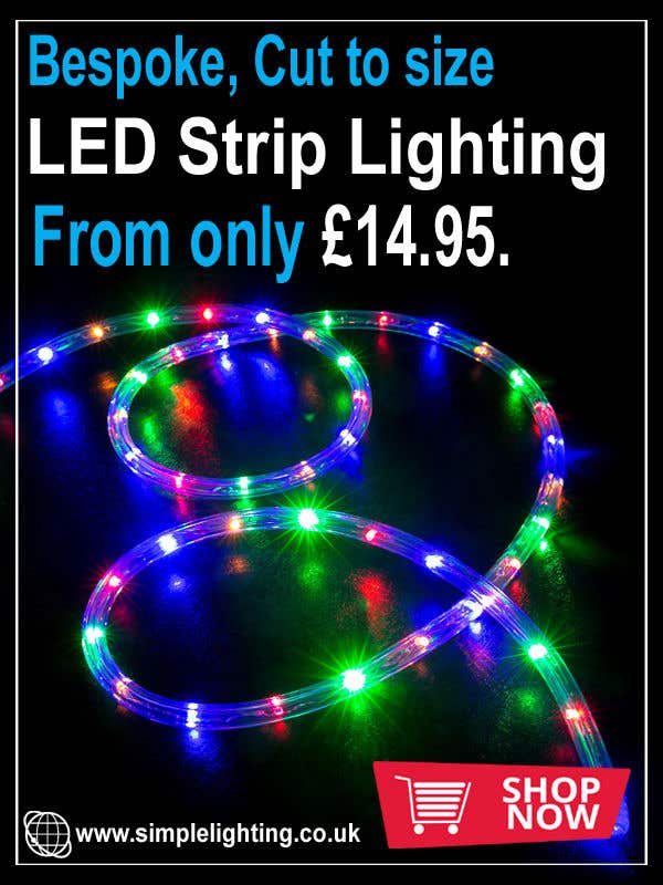 Wasilisho la Shindano #3 la                                                 Create a Awesome Email Banner - Promoting our LED Strip Lighting Range
                                            