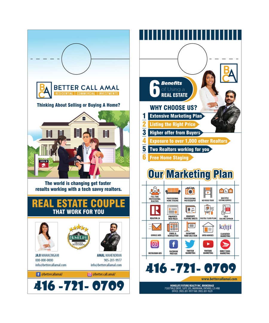 Contest Entry #32 for                                                 Design a Door Hanger Advertisement for Real Estate
                                            