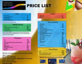 #4 for Re-creating a price list, 2/3 columns in a psd file you can hand over so I can edit by Emon01535
