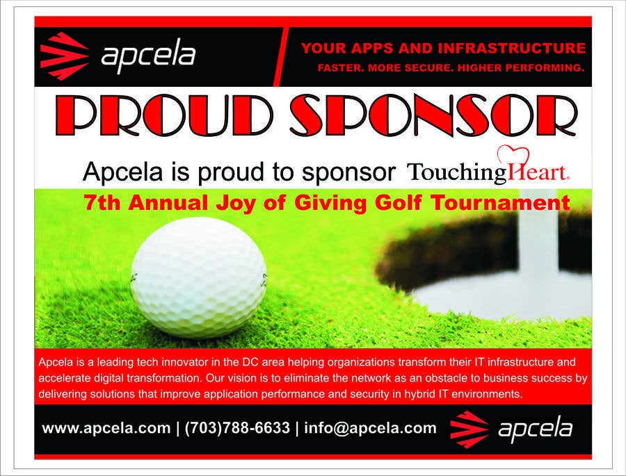 Konkurransebidrag #41 i                                                 Design Sponsor Ad for Golf Tournament Brochure
                                            