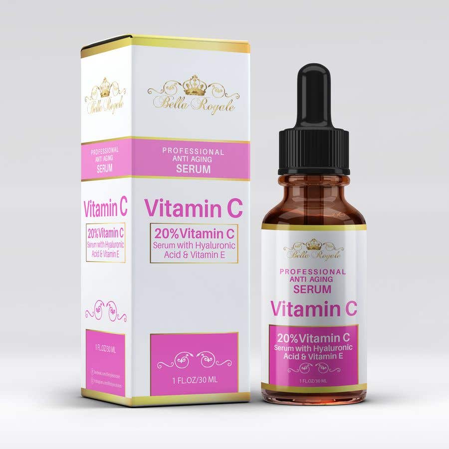 Contest Entry #35 for                                                 Design Vitamin C serum box design and label for me
                                            