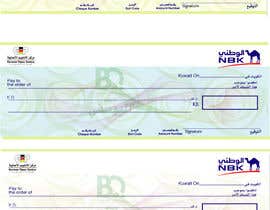 #97 untuk Bank Cheque Design oleh fizar2012