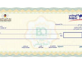 #88 untuk Bank Cheque Design oleh Mohtamim11