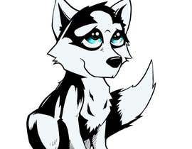 #20 untuk Artist create original Siberian Husky Puppy Cartoon Character for Large sticker pack oleh harmageddo