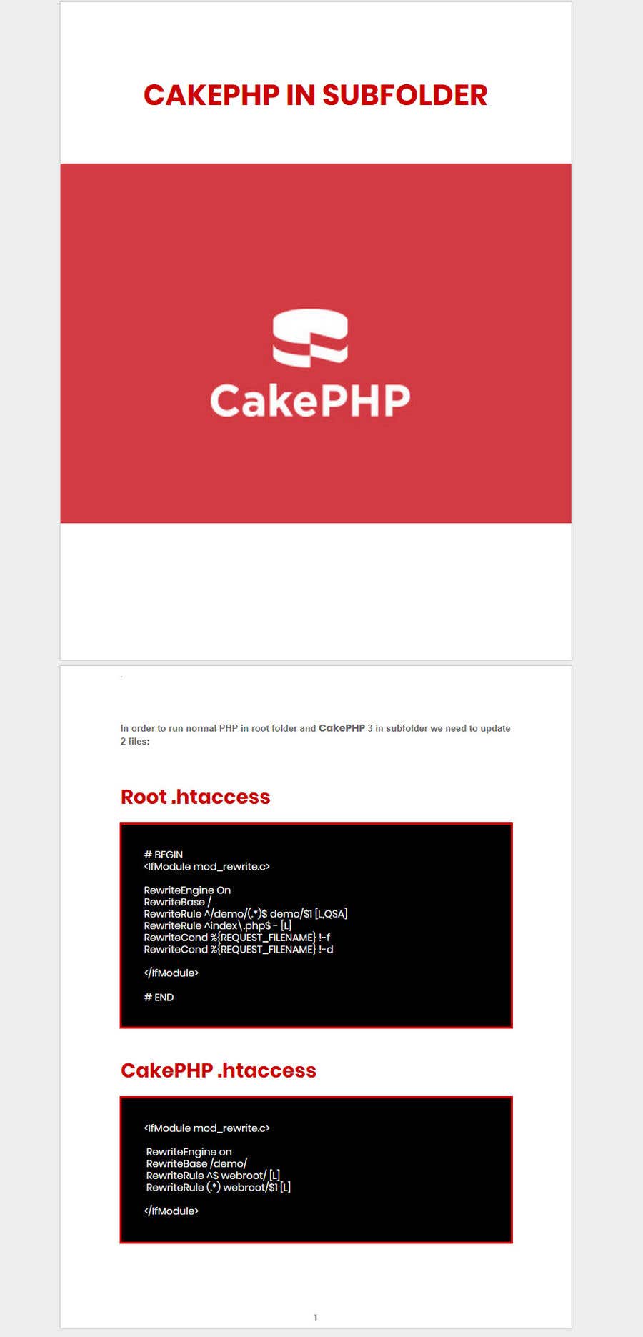 
                                                                                                            Contest Entry #                                        6
                                     for                                         Rewrite url removing Subfolder for Cake PHP running in Subfolder with normal PHP in Root
                                    