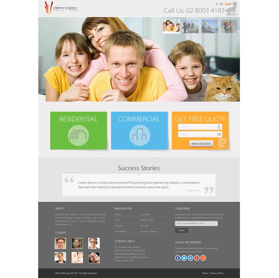 Contest Entry #88 for                                                 Website Design for Vibrant Energy Solutions
                                            