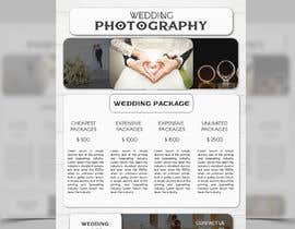 #28 for Design a Wedding Photography Pricing List by SLP2008