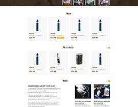 #2 ， Design a Website Mockup For a vape company 来自 Nanara