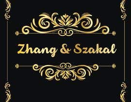 #6 for Simple wine label- Gold Hand Script on Black Label with Filigree background by anindyadas7