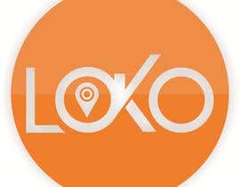 #14 untuk I need a logo designed for an app 
The app name is loko which means spot 
I need the logo to have a spot on map with the name loko,
Be creative oleh sjcreater