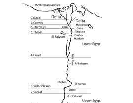 ldystudios님에 의한 Sketch of  Map of Egypt and Chakras  per my example을(를) 위한 #10