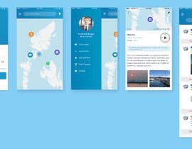 #23 για Design location based iphone app icon, map markers and screens from six mockups από bimaptra30