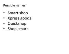#6 untuk Come up with a name &amp; logo for a homewares online shop and a mini supermarket shop oleh markol2608