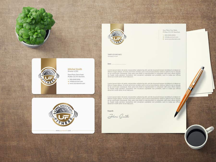 Intrarea #12 pentru concursul „                                                Design Letterhead, stamp, business cards, ...etc for a new establishment
                                            ”