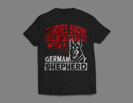 #49 para Design a German Shepherd T-Shirt por hafij67
