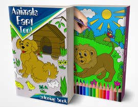 #25 for Animals Farting Coloring Book Cover Contest by mghozal