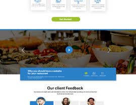 #65 für Re-design a Landing Page (for a company that builds websites for restaurants) von MagicalDesigner