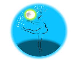 #26 para I need an image of a pregnant woman dancing.
Her belly resembles the earth
It looks like shes almost holding the large full moon with her arm
Shes surrounded by water
Stars are in the background

Pregnant Mamas Dancing is written in the full moon de Khulna1