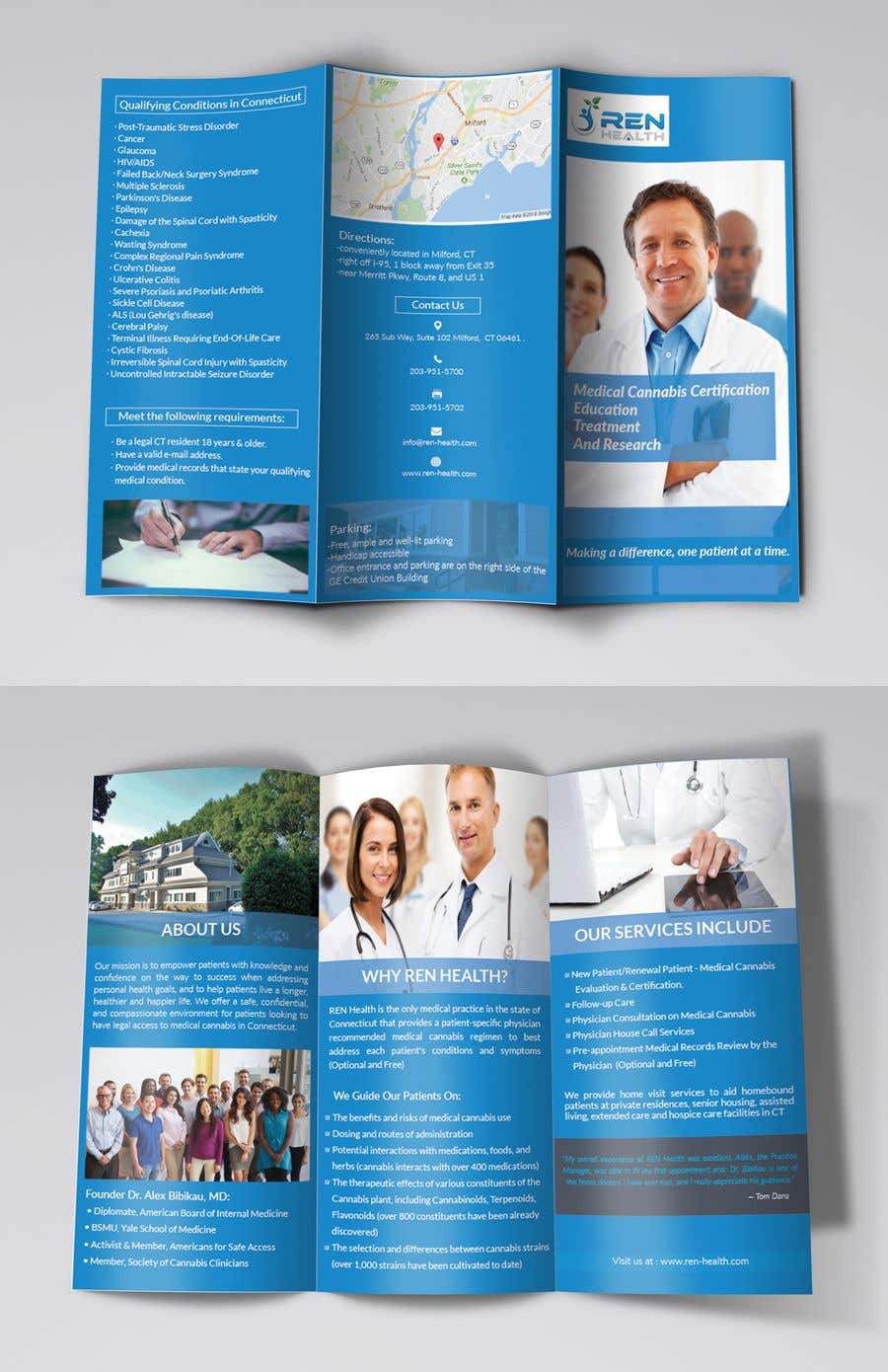 Inscrição nº 40 do Concurso para                                                 Design a Creative Tri-Fold Brochure and a Folder for the Medical Practice
                                            