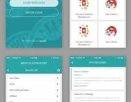 #12 dla UI Design / Mockup for a mobile medical reference app przez armanraihan
