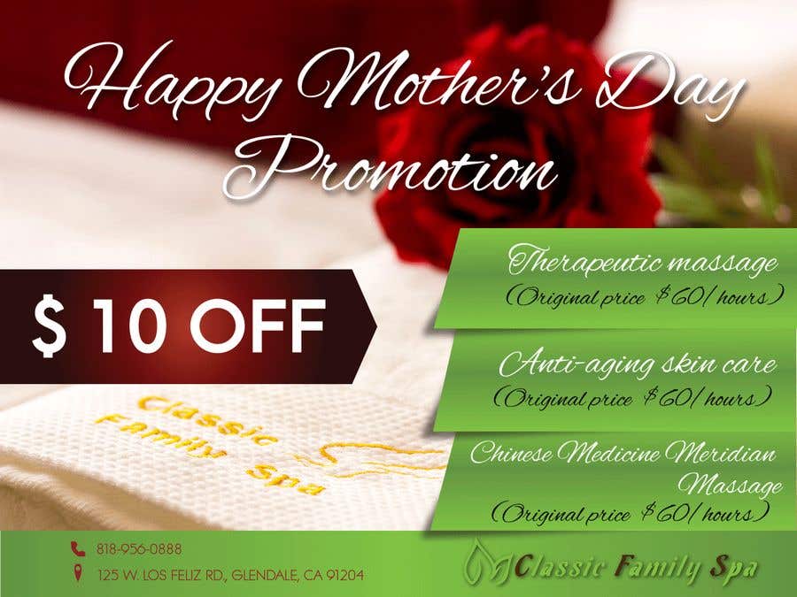 Contest Entry #17 for                                                 Design a Mothers day Promotional Banner for a spa
                                            