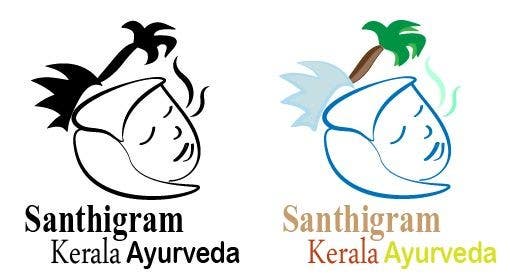 Intrarea #132 pentru concursul „                                                Logo Design for Santhigram Kerala Ayurveda
                                            ”