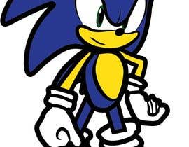 #19 para Draw Sonic the Hedgehog in Ahoodie Avatar style de ABgeneric