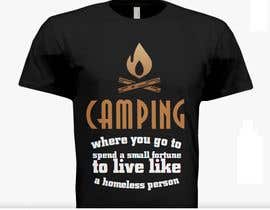 #97 for Camping  T-shirt Design by marlinamukhtar