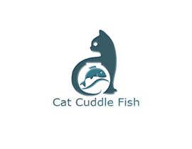 #23 für Cat Cuddle Fish Package Sticker Design von Mohamed254