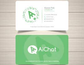 #233 para Design Name Cards for a Chat Software Company por Rahat4tech