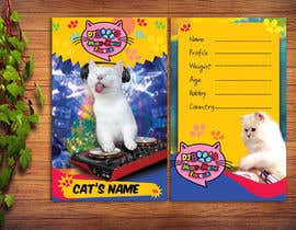 Nambari 21 ya Cat’s Trading Card design na fourtunedesign