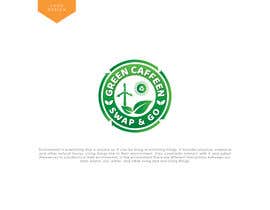 #9 สำหรับ We want a round logo, possibly arrows around the outside. In black and white/monochrome, could have a pop of green colour. Must have Green Caffeen and Swap &amp; Go in it. Simple, earthy, environmental design. (Leaf etc). โดย Samiul1971
