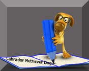 #15 para Logo design - Cartoon Dog Drawing logo de juwelmia2210