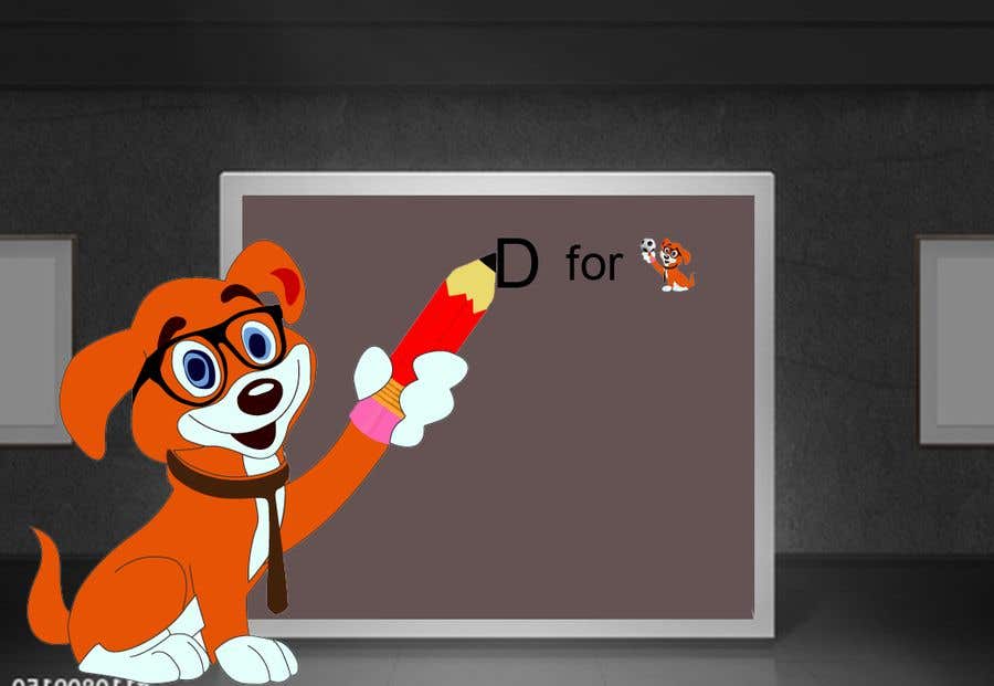 Tävlingsbidrag #41 för                                                 Logo design - Cartoon Dog Drawing logo
                                            