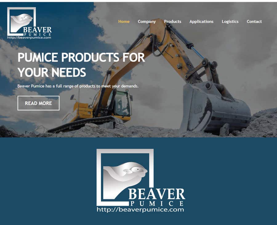 Příspěvek č. 58 do soutěže                                                 Logo Beaver Pumice - Custom beaver logo
                                            