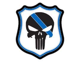 #2 for I need a punisher symbol design, with a blue line (pro-law enforcement) To summarize it should be a pro-law enforcement design, with the punisher symbol. Be creative....I’m looking for an intricate design. by MrContraPoS