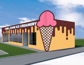 #43 สำหรับ Design logo and graphic on the exterior of our ice cream shop. โดย creatrixdesign